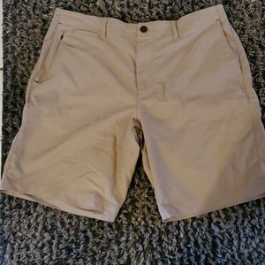 Men's khaki dress shorts